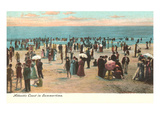 Beach Scene, Atlantic Coast, New Jersey Photo