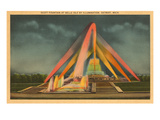Scott Fountain, Belle Isle, Detroit, Michigan Posters