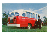 Religious Couple with Bus, Retro Posters