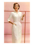 Nurse with Pencil in Uniform Prints