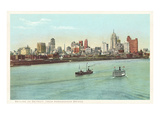 Skyline, Detroit, Michigan Posters