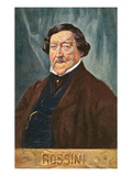 Portrait of Rossini Print
