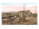 Ceremonial Kivas, Taos Pueblo, New Mexico Photo