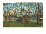 Log Cabin, Kalamazoo, Michigan Prints