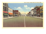 Huron Avenue, Port Huron, Michigan Posters