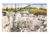 Granite Quarry, St. Cloud, Minnesota Print