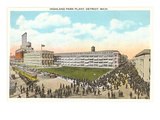 Highland Park Plant, Detroit, Michigan Posters