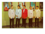 Men Modeling Tuxedos Fotografía Men Modeling Tuxedos Fotografía