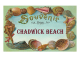 Souvenir from Chadwick Beach, New Jersey Prints