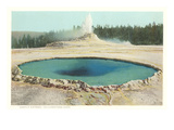 Castle Geyser, Yellowstone Park, Montana Posters