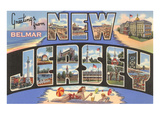 Greetings from Belmar, New Jersey Posters