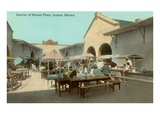 Early Market in Juarez, Mexico Poster