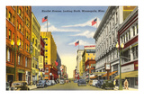 Nicollet Avenue, Minneapolis, Minnesota Posters