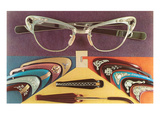 Rétro - lunettes Affiches