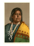 Elle of Ganado, Navajo Weaver Print