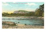 Foot Bridge, White Mountains, New Hampshire Prints
