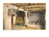 Interior of House, Isleta Pueblo, New Mexico Print