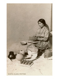 Santa Clara Pueblo Potter Severa Tafoya Lámina Santa Clara Pueblo Potter Severa Tafoya Lámina