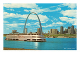 St. Louis Arch and Mississippi River Prints