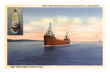 Freighters on Lake Superior, Minnesota Photo