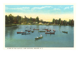Flotilla, Camp Sapphire, Brevard, North Carolina Prints