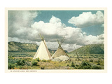 Tipis apaches au Nouveau-Mexique Posters