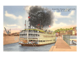 Steamboat, St. Louis, Missouri Print