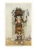 Cochiti Pueblo Indian in Buffalo Dance Prints