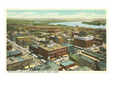 Overview of Wholesale District, Omaha, Nebraska Posters