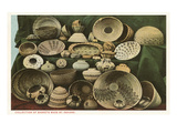 Indian Basketry, New Mexico Poster