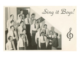 Sing it Boys, Men's Choir Affiche