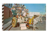 Zebra Donkey Cart, Tijuana, Mexico Posters