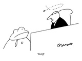 "Bailiff." - New Yorker Cartoon Premium Giclee Print by Charles Barsotti