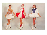 Three Majorettes, Retro Prints