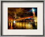 The River that Ran Through Lyon at Midnight Framed Photographic Print by Trey Ratcliff