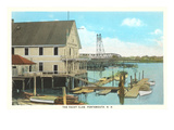 Yacht Club, Portsmouth, New Hampshire Posters