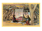Navajo Rug Weavers Photo