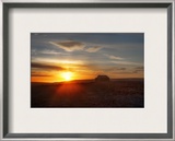 Bright Morning, Stone Hut, Grass Roof Framed Photographic Print by Trey Ratcliff