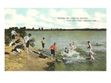 Cut-Off Lake, Omaha, Nebraska Prints