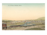 Train Depot, Kalispell, Montana Pósters Train Depot, Kalispell, Montana Pósters