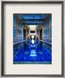 The Azure Blue Indoor Pool at Hearst Castle Framed Photographic Print by Trey Ratcliff