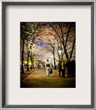 Kimono under the cherry Trees Framed Photographic Print by Trey Ratcliff