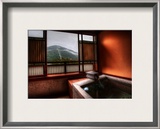 The Peaceful Ryokan Baths of Hakone Framed Photographic Print by Trey Ratcliff