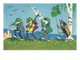 Frog and Beetle Band Posters