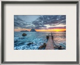 Distant Rocks Off Ibiza Framed Photographic Print by Trey Ratcliff
