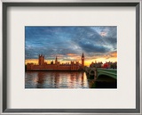 Approaching London Framed Photographic Print by Trey Ratcliff