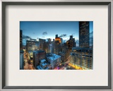 Houston at Dusk Framed Photographic Print by Trey Ratcliff