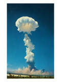 Nuclear Test Cloud Print