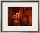 Walking the Streets of France After Dark Framed Photographic Print by Trey Ratcliff