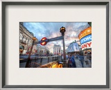 The London Underground - Piccadilly Framed Photographic Print by Trey Ratcliff